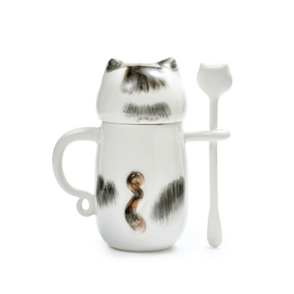 PetsonaMade Personalised Pet Portrait Coffee Cup Set (250 ml)