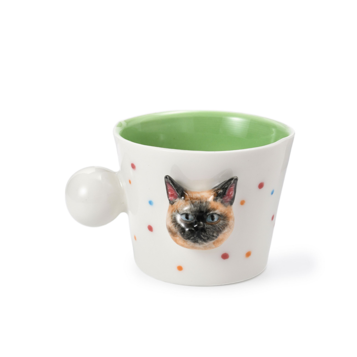 PetsonaMade Personalised 3D Hand-Painted Pet Portrait Coffee Mug (250 ml)