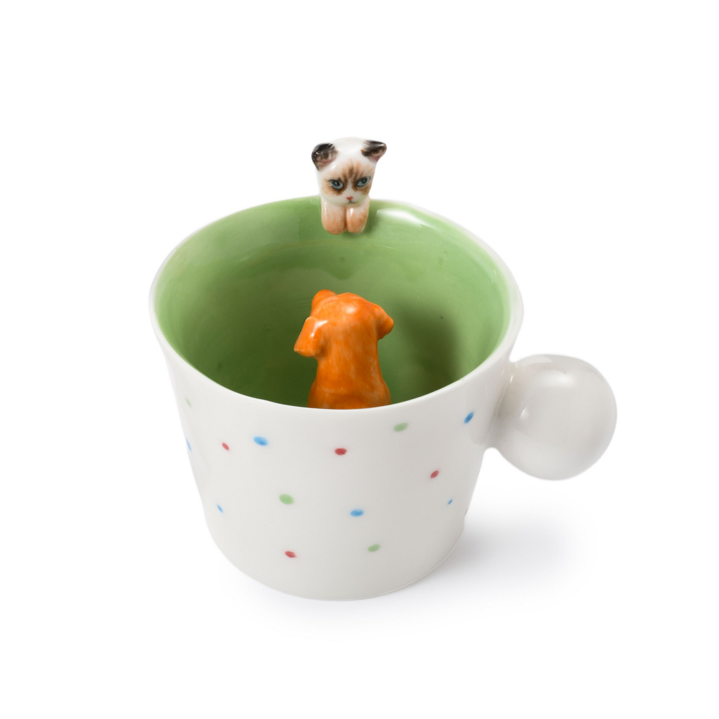 PetsonaMade Personalised 3D Hand-Painted Pet Portrait Coffee Mug (250 ml)