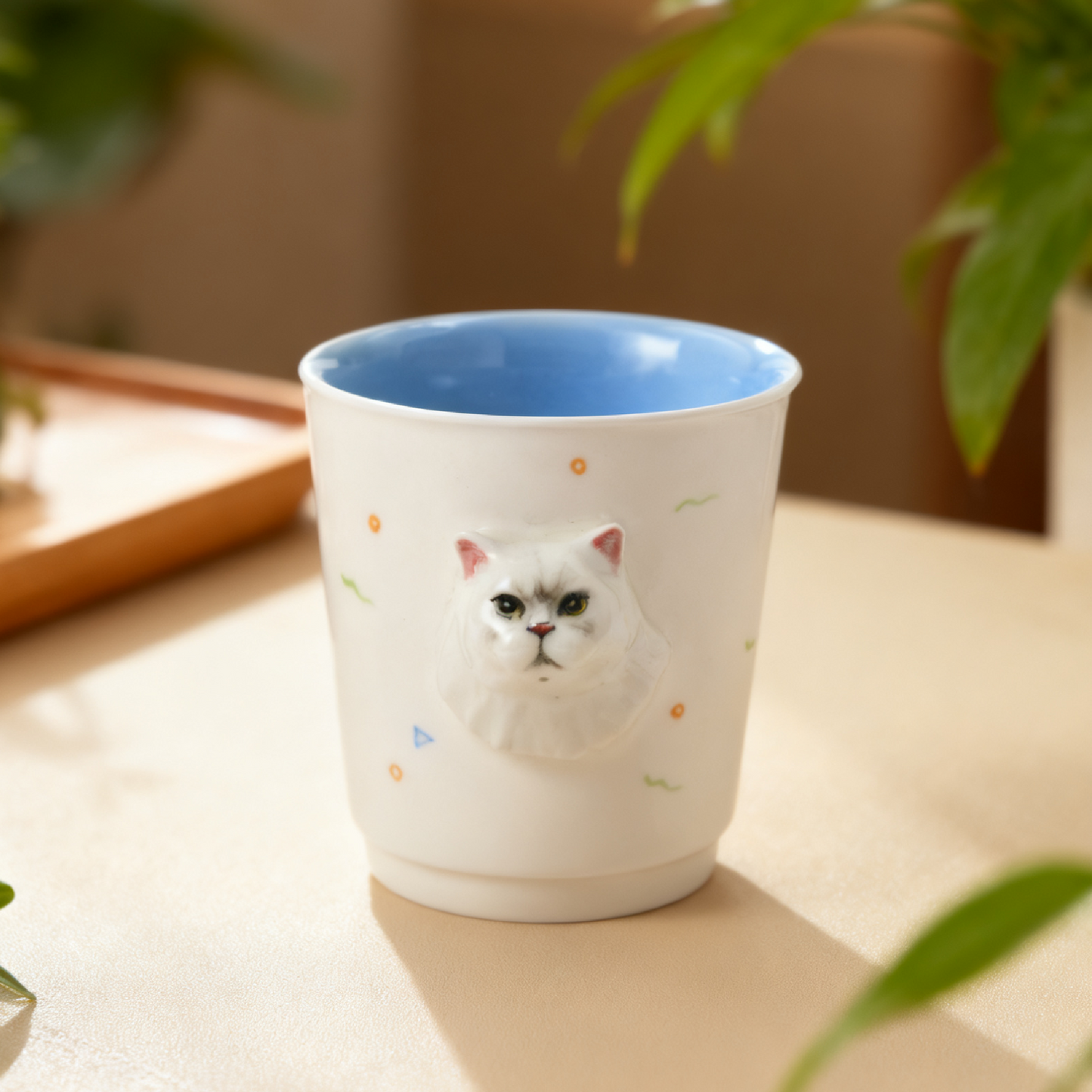 PetsonaMade Personalised 3D Hand-Painted Pet Portrait Coffee Mug (350 ml)