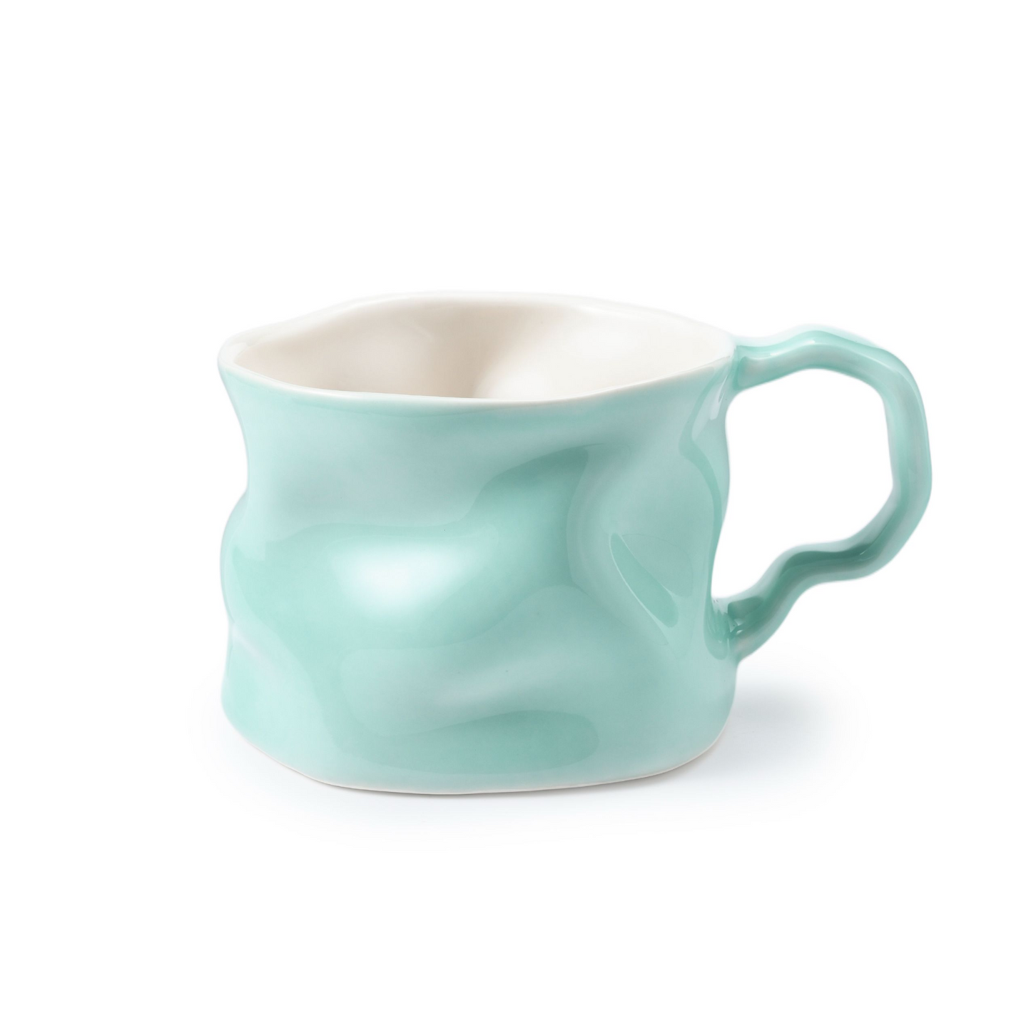 PetsonaMade Personalised Irregular 3D Hand-Painted Pet Portrait Coffee Mug (250 ml)