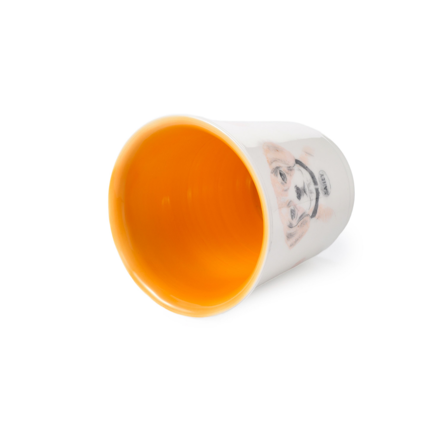 PetsonaMade Personalised 2D Hand-Painted Pet Portrait Coffee Mug (350 ml)