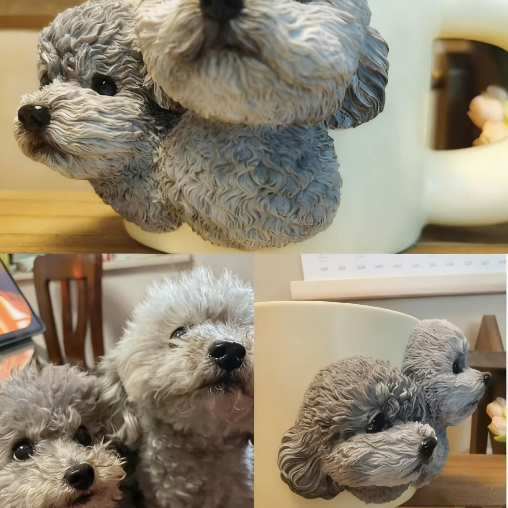 PetsonaMade Custom Magnetic Pet Figurine Mug – Chunky Handle (11.1 fl oz)