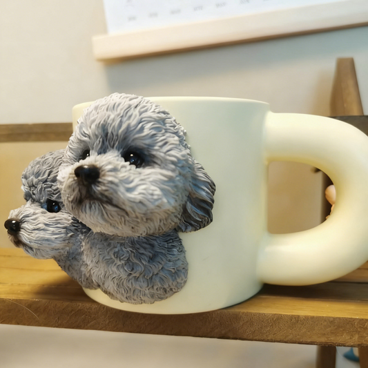 PetsonaMade Custom Magnetic Pet Figurine Mug – Chunky Handle (11.1 fl oz)