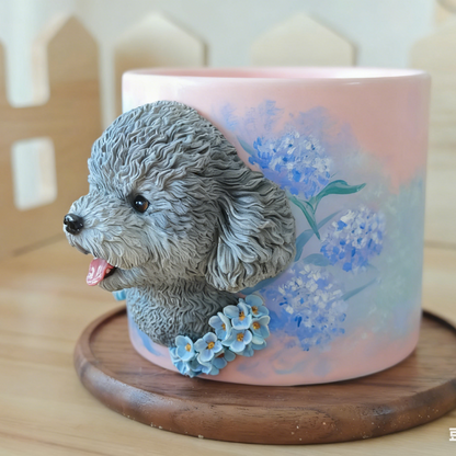 PetsonaMade Custom Magnetic Pet Figurine Mug – Chunky Handle (11.1 fl oz)