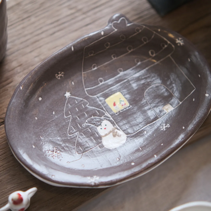 Handcrafted Ceramic Cat-Handle Mug (7.4 fl oz)