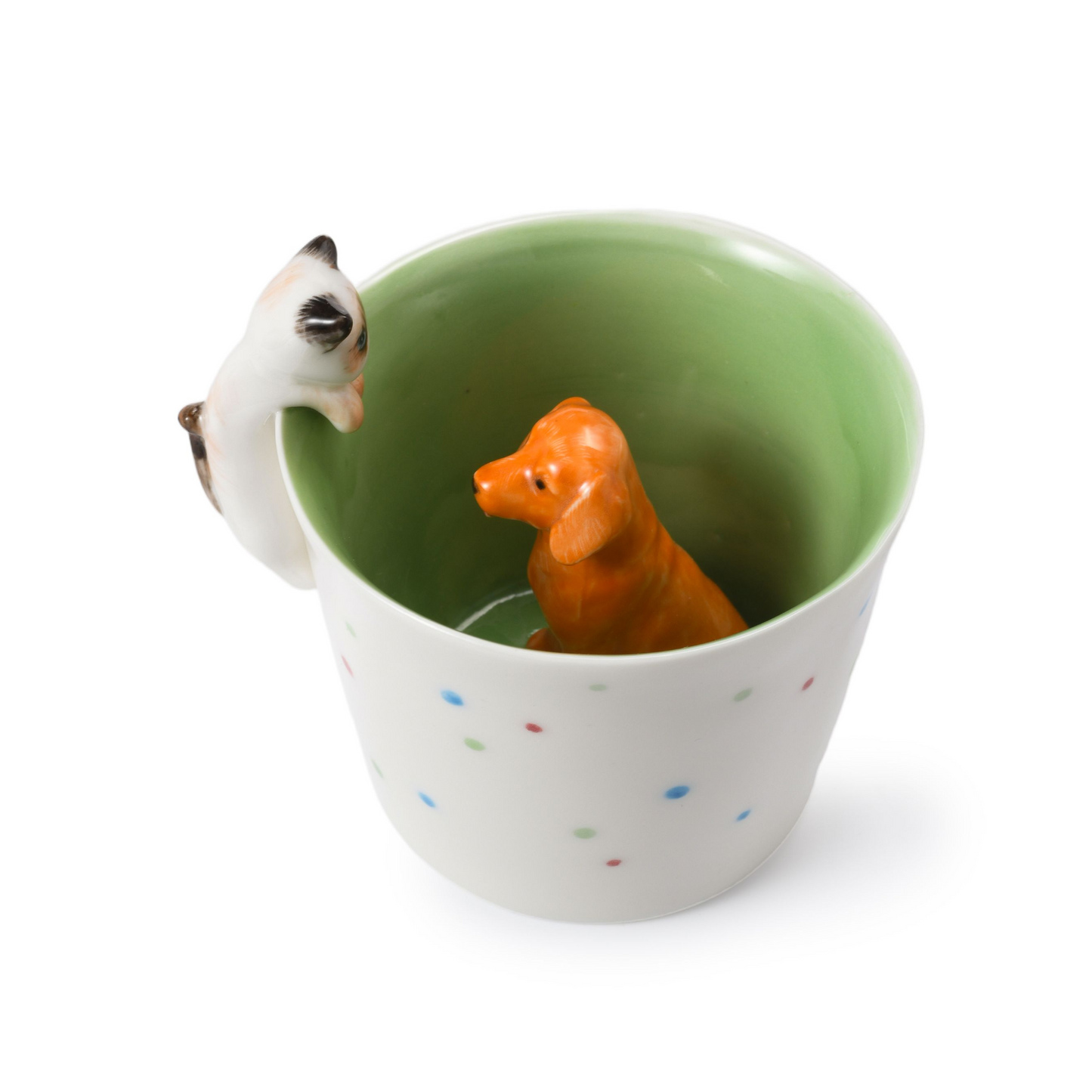 PetsonaMade Personalised 3D Hand-Painted Pet Portrait Coffee Mug (250 ml)