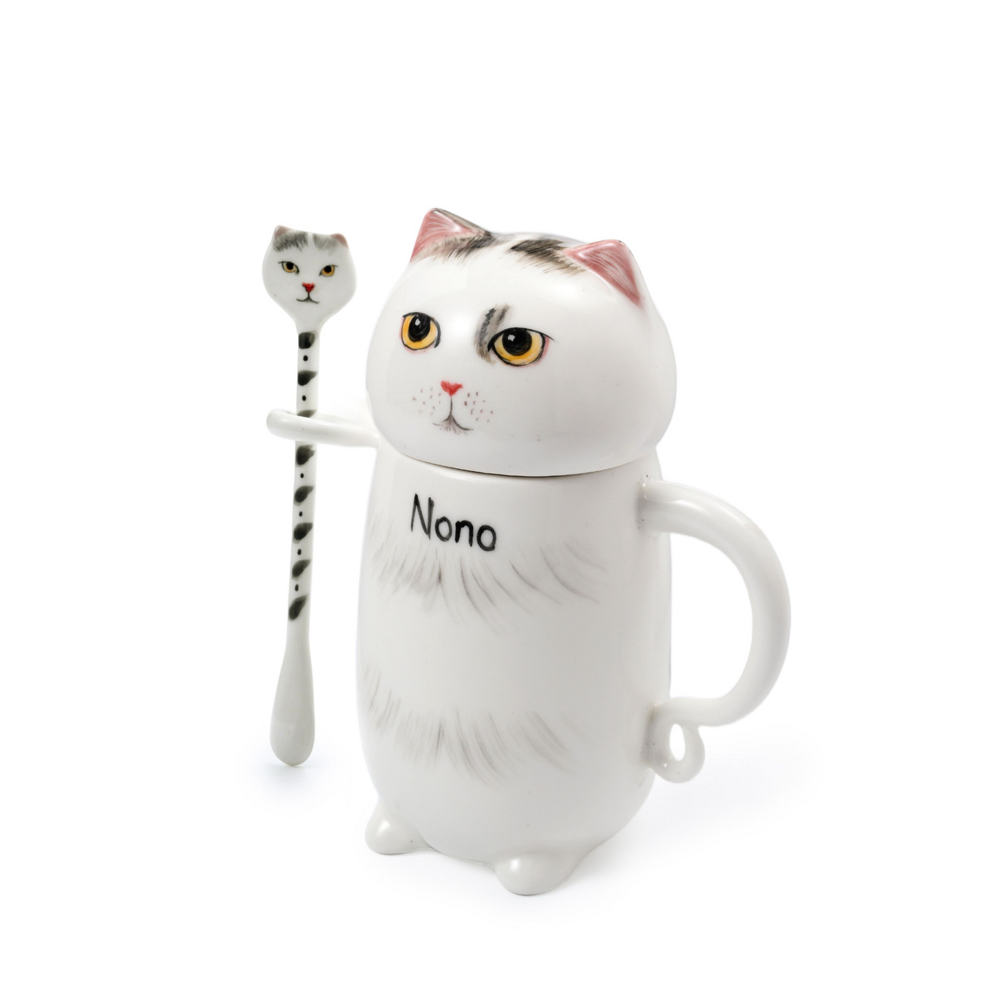 PetsonaMade Personalised Pet Portrait Coffee Cup Set (250 ml)