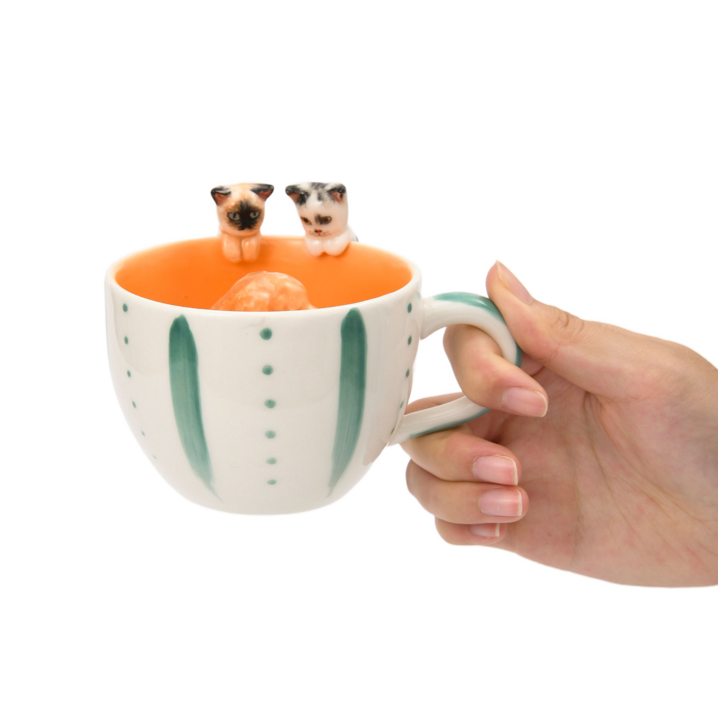 PetsonaMade Personalised 3D Hand-Painted Pet Portrait Coffee Mug – Sitting / Hanging Style (250 ml)