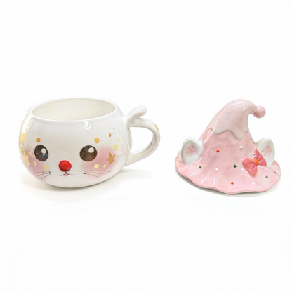 Cat Hat Ceramic Mug - 12.2 fl oz