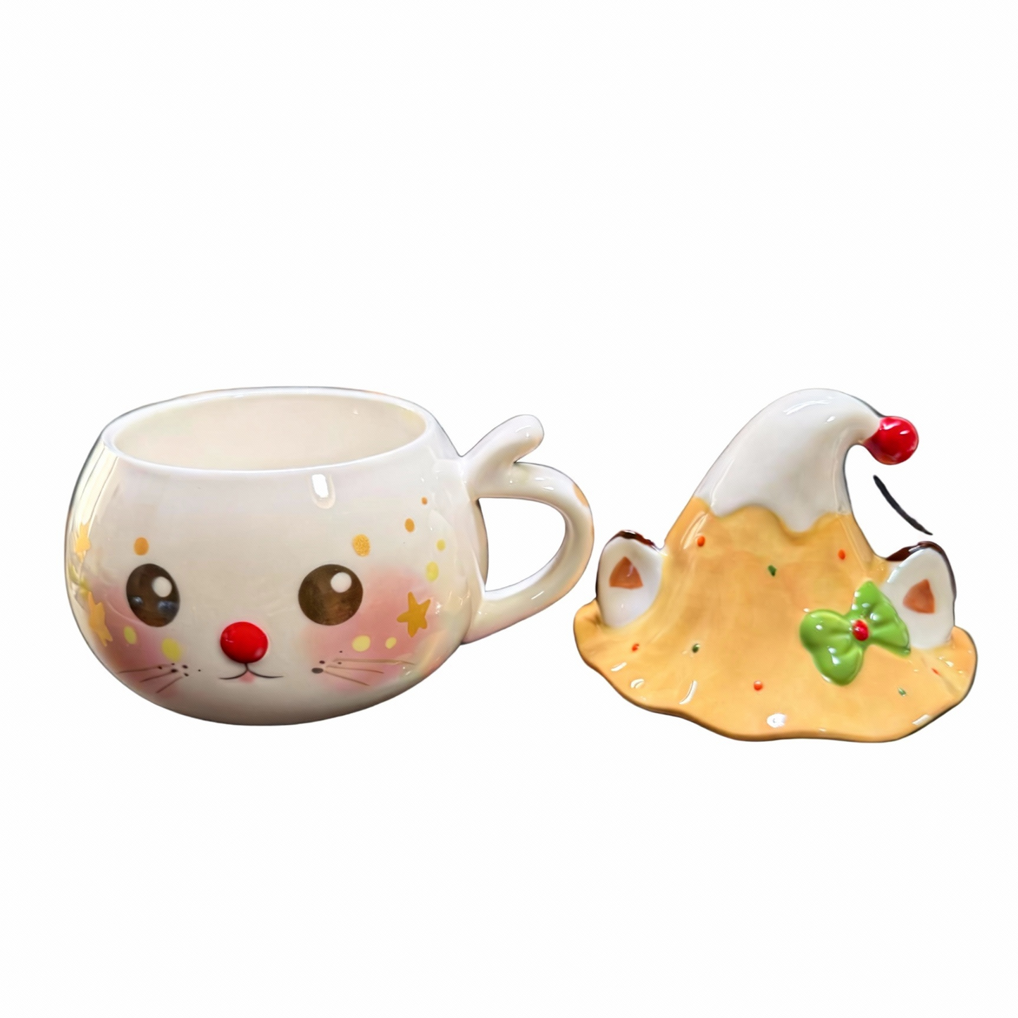 Cat Hat Ceramic Mug - 12.2 fl oz