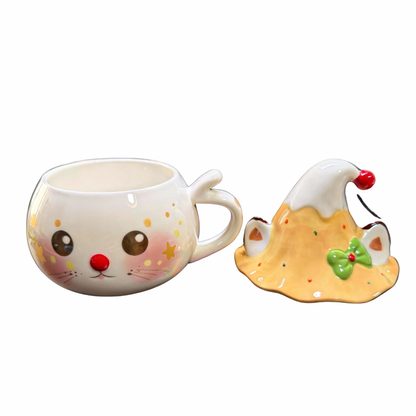 Cat Hat Ceramic Mug - 12.2 fl oz