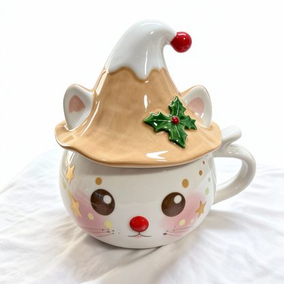Cat Hat Ceramic Mug - 12.2 fl oz