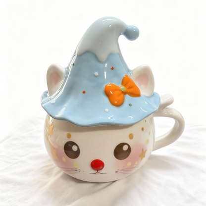 Cat Hat Ceramic Mug - 12.2 fl oz