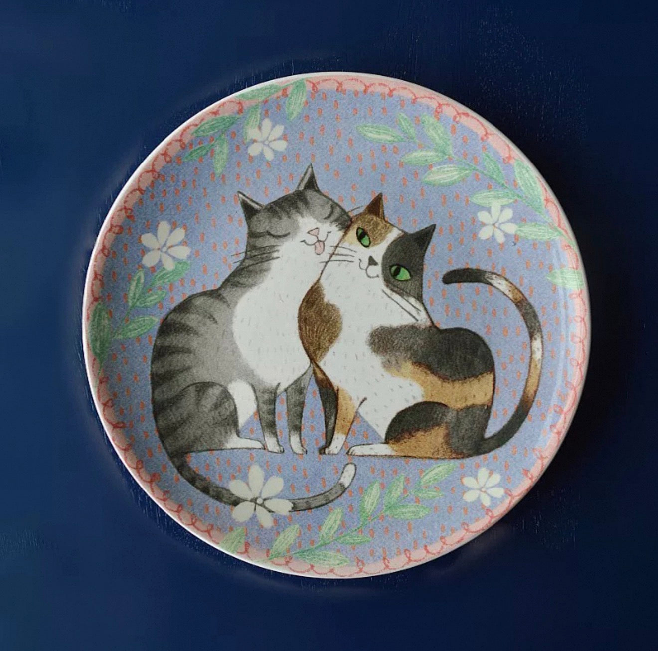 Easter Pets Ceramic Plate (7.9–8.9 in)