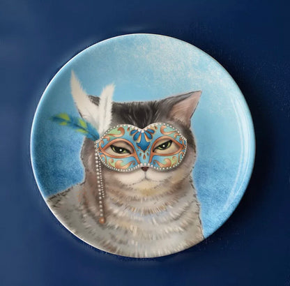 Easter Pets Ceramic Plate (7.9–8.9 in)