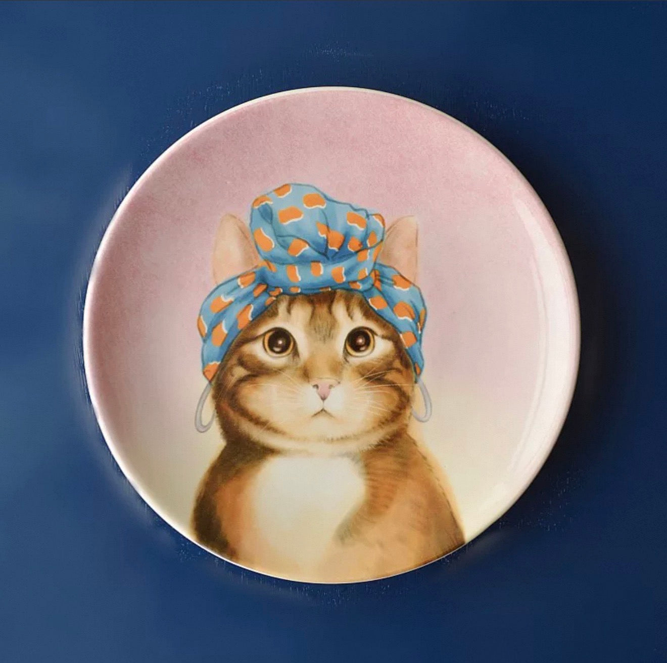 Easter Pets Ceramic Plate (7.9–8.9 in)