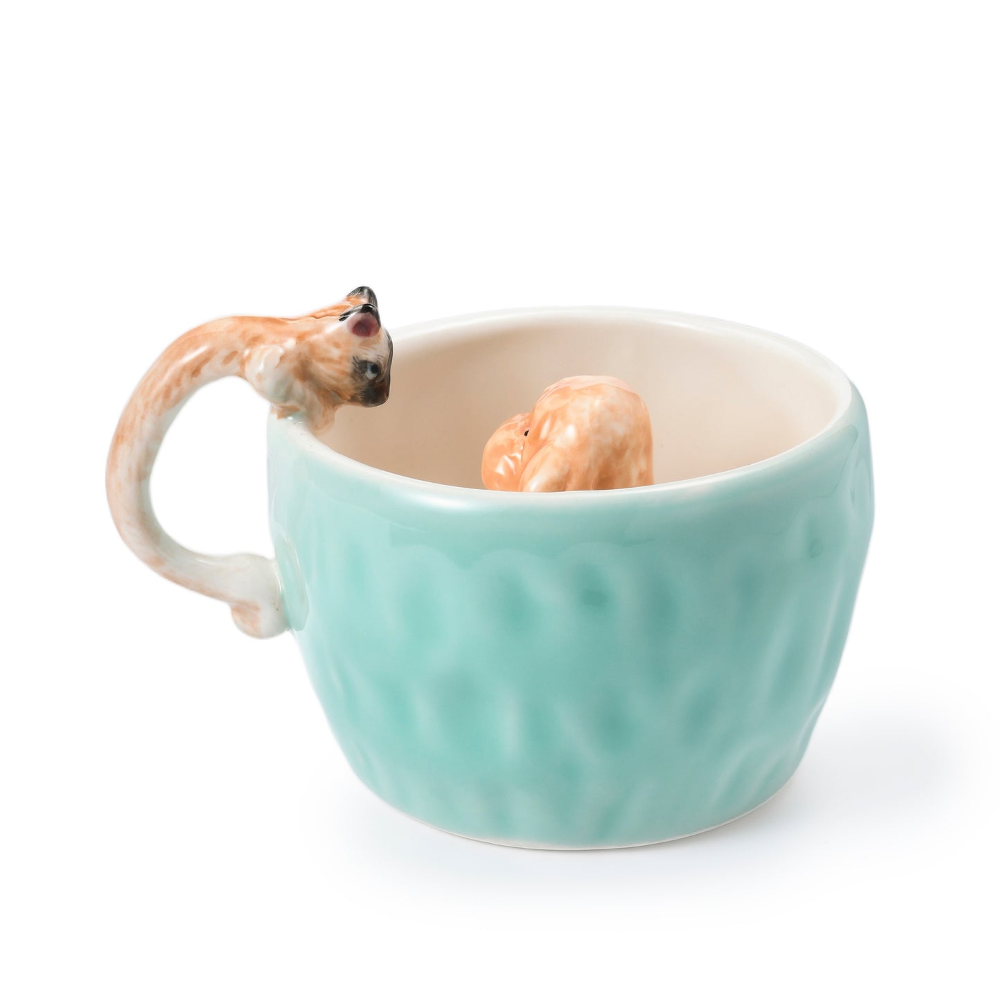 PetsonaMade Personalised Hand-Pinched Style Pet Portrait Coffee Mug (350 ml)