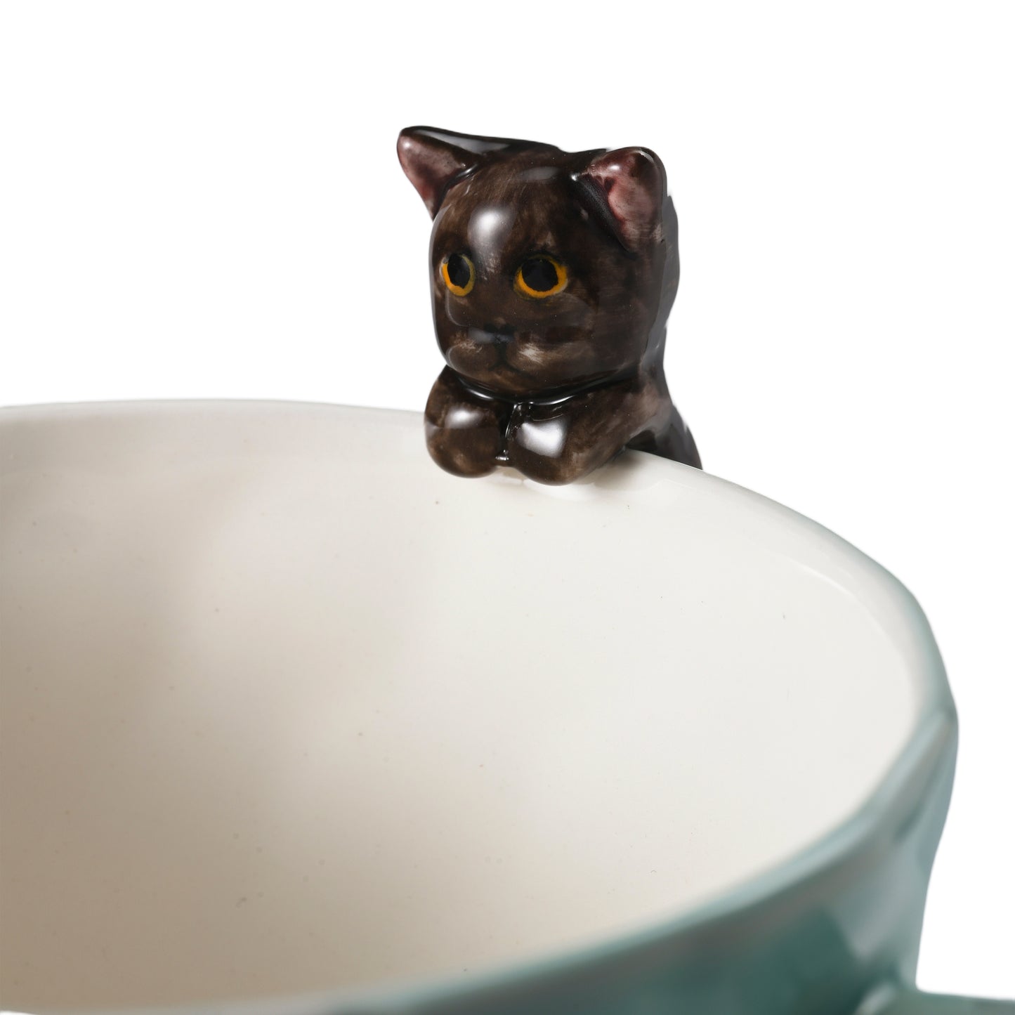 PetsonaMade Personalised Hand-Pinched Style Pet Portrait Coffee Mug (350 ml)